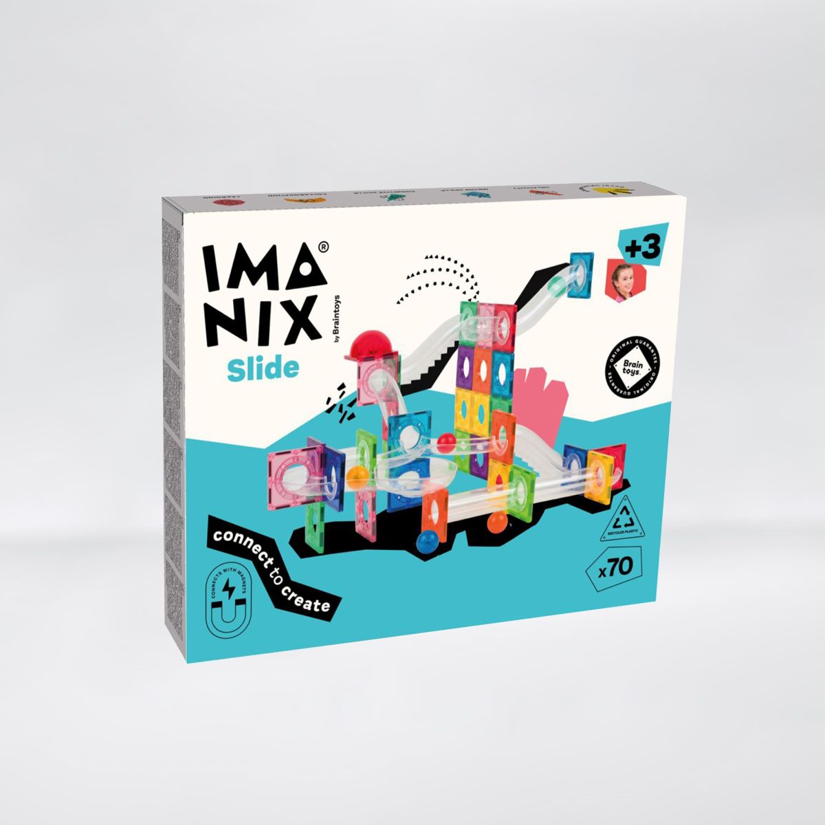 Imanix tobogán 70 piezas - Braintoys