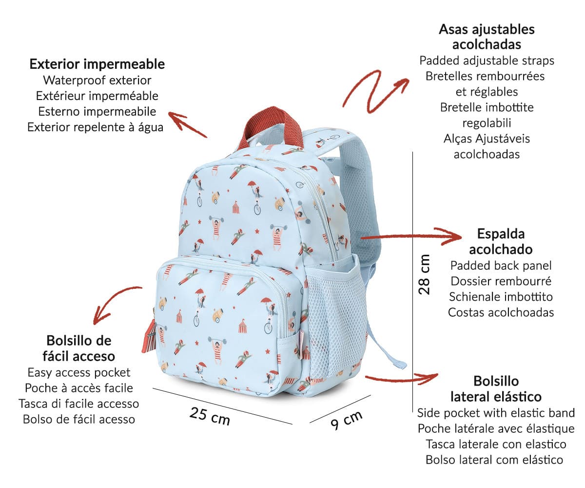 Mochila infantil – Circus show