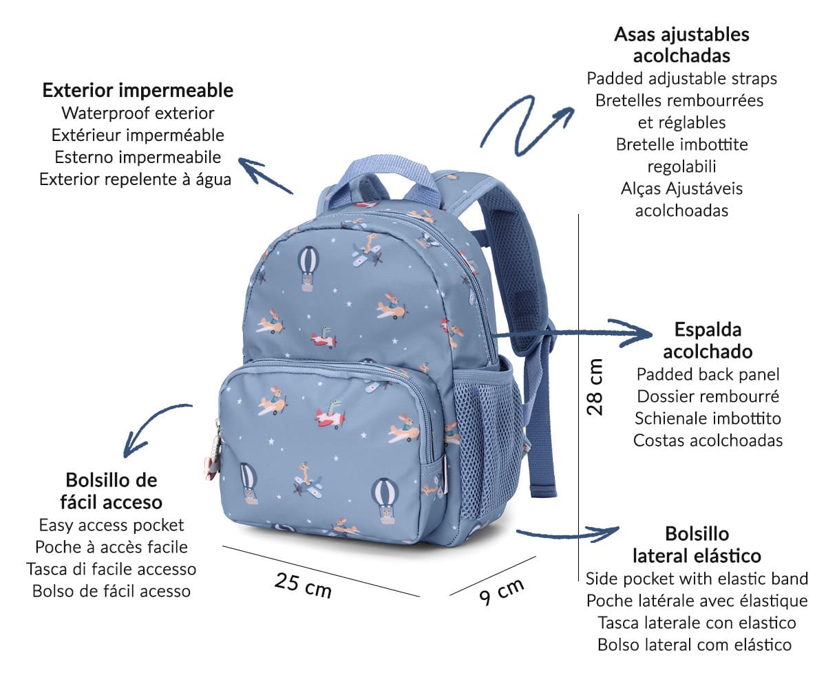 Mochila infantil – Aviones